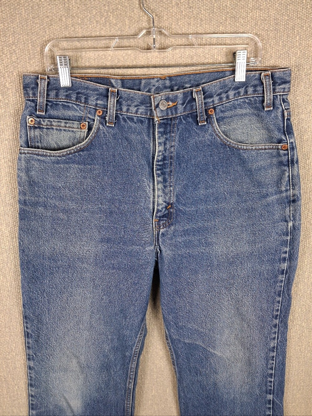 Levi’s 517 Bootcut Jeans Mens 36x34 Blue Denim Medium Wash Workwear Classic - Picture 2 of 12